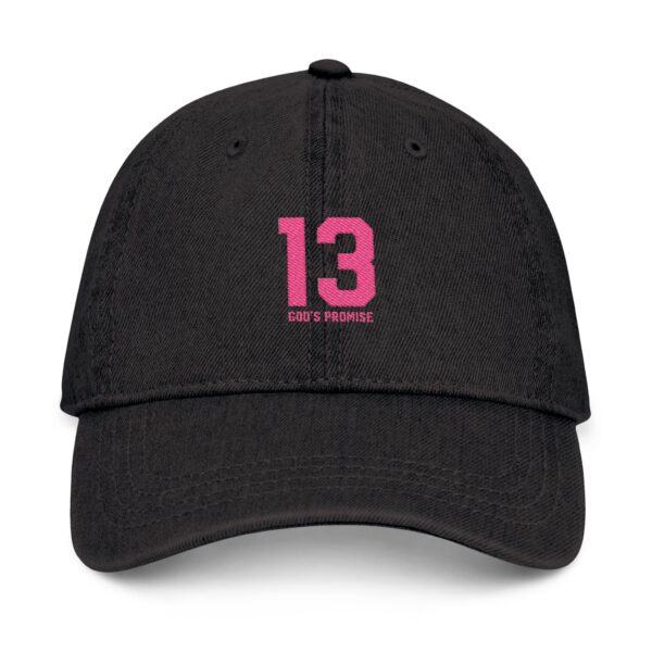 "13 God's Promise" Denim Hat - Image 5