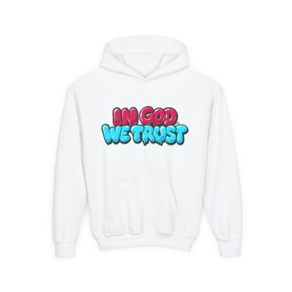 Kids "In God We Trust" Hoodies Sweatshirt - Image 3