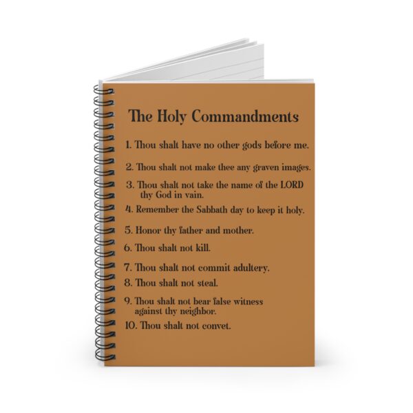 "The Holy Commandments" Note Book - Image 2