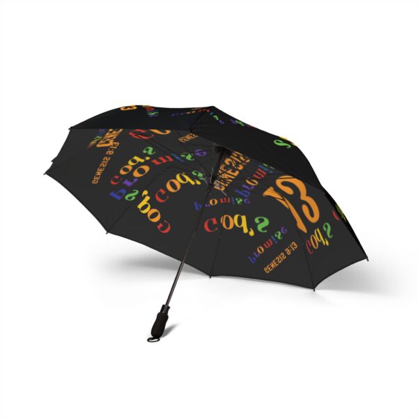 "God's Promise" Black Umbrella - Image 3