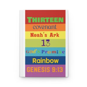 "God's Promise Rainbow" Hardcover Journal Matte