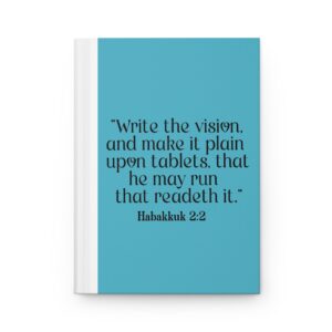 "Habakkuk 2:2 Verse" Hardcover Journal Matte