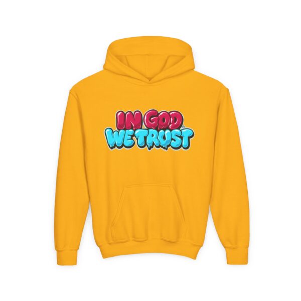 Kids "In God We Trust" Hoodies Sweatshirt - Image 2