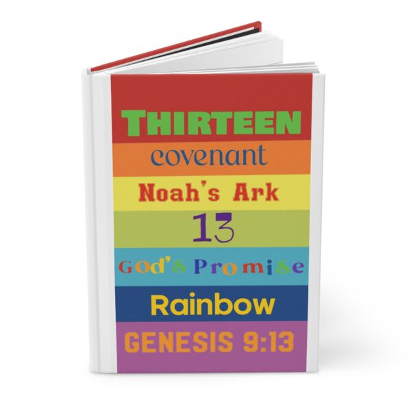 "God's Promise Rainbow" Hardcover Journal Matte - Image 3