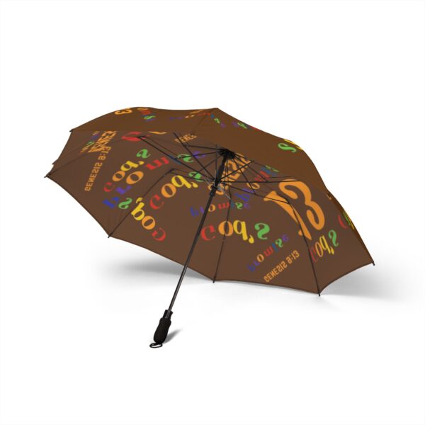 "God's Promise" Brown Umbrella - Image 3