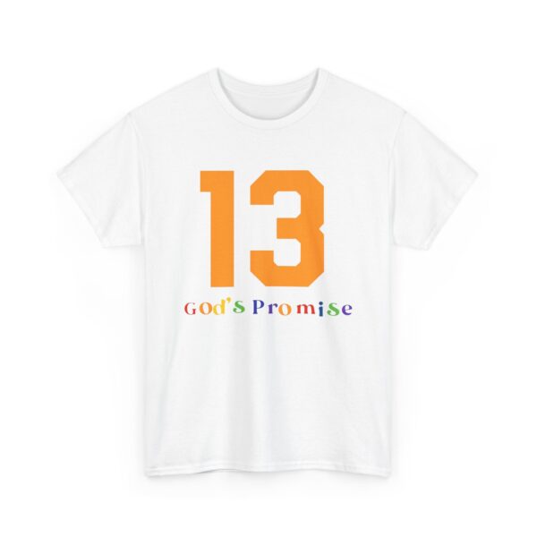 "13 God's Promise" Unisex T-shirt - Image 2